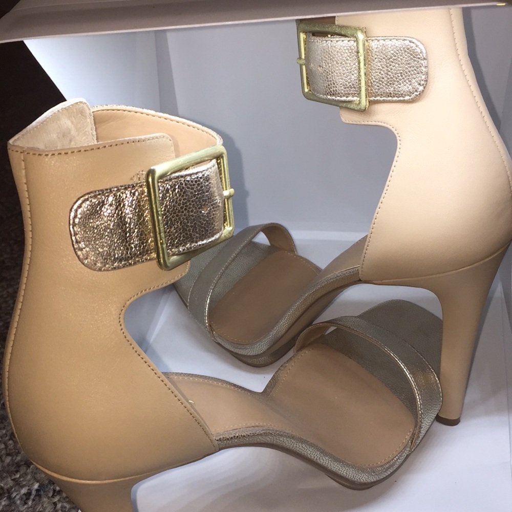 Calvin Klein Open Toe Stiletto Heels